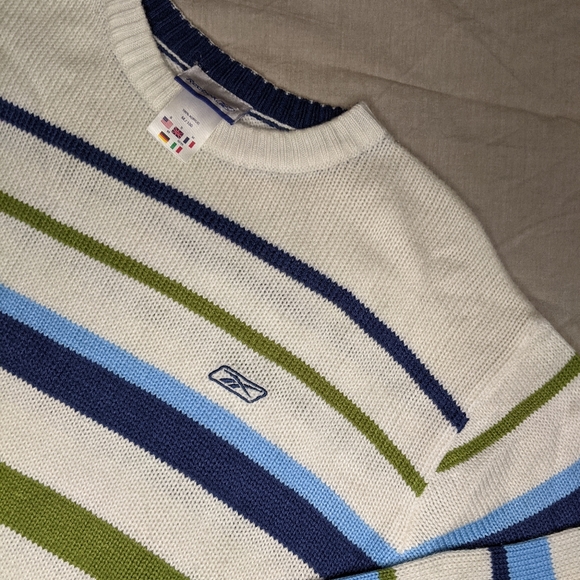 Reebok Sweater- Striped - Picture 2 of 4